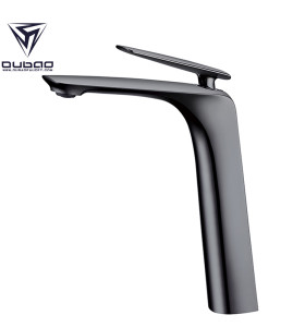 OUBAO Gun Black Bathroom Faucets Popular Signature Hardware