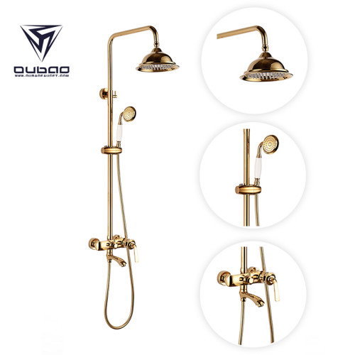 OUBAO Modern Shower System and Thermostatic Shower Faucet Set