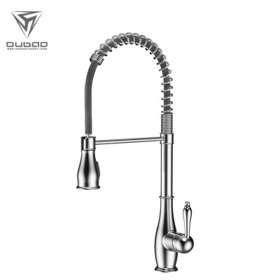 OUBAO Modern Industrial Sink Taps Long neck Pull Down Sink Mixer