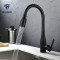 OUBAO Single Hole Pull Down Kitchen Faucet Sanitary Wares