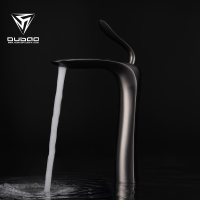 OUBAO Bathroom Basin Taps on Sale Gunmetal Black