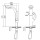 OUBAO Kitchen Sink Tap for New Sanitary Wares Gunmetal