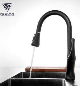 OUBAO Single Lever Kitchen Faucet For Sink,Single Handle,Pull Down