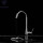 OUBAO Pull Out Kitchen Sink Faucet Taps Cool Black And Chrome Touchless Retractable