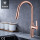 Polished Chrome Vintage Kitchen Tap Faucet with Pull Down Sprayer
