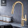 Polished Chrome Vintage Kitchen Tap Faucet with Pull Down Sprayer