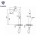 OUBAO High End Kitchen Faucets Modern Chrome Sink Water Taps