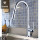 OUBAO Deck Mounted Kitchen Mixer Tap Seasons Chrome
