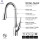 OUBAO Kitchen Sink Tap with Flexible Movable Multi-Function Spray
