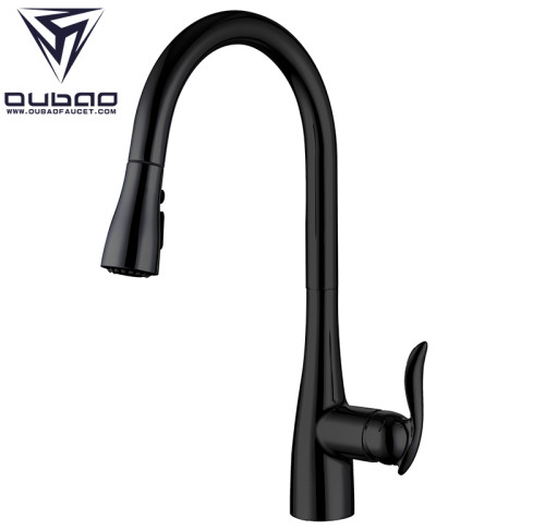 OUBAO Kitchen Sink Faucet Best Pull Down For Inventory Sales