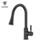 OUBAO Single Hole Kitchen Faucet Hot and Cold Water Mixer Deck Mounted