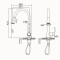 OUBAO Pull Down Kitchen Taps Luxury Brushed Nickel