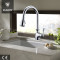 OUBAO Best Kitchen Mixer Taps Brushed Nickel With Pull Down Spray