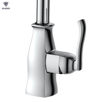 Wholesale market single lever design water tap brass kitchen faucet pull down