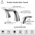 OUBAO Modern Design 8' Widespread Bathroom Faucet For Face Basin