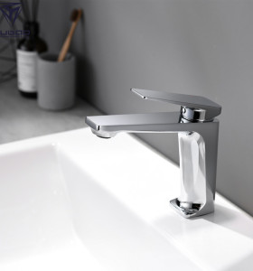 OUBAO Basin Faucet Single Handle Lever Modern Brass Faucet New Design