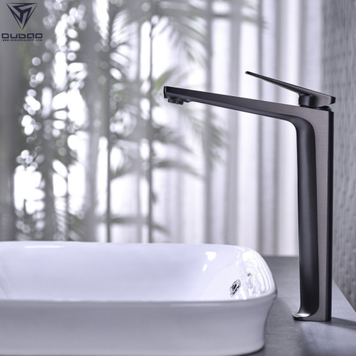OUBAO single handle bathroom faucet single tap modern brass high quality