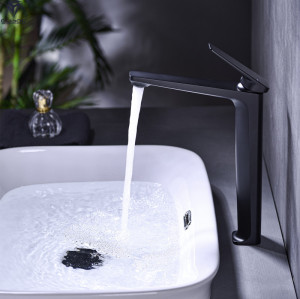 OUBAO single handle bathroom faucet single tap modern brass high quality