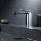 OUBAO Bathroom Faucet Single Handle Luxury Chrome Brass Basin Tap
