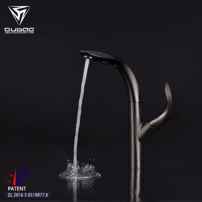 OUBAO Kitchen Sink Tap for New Sanitary Wares Gunmetal