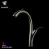 OUBAO Pull Down Kitchen Faucet Tap Modern Gun Black For Sink