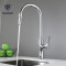 OUBAO Modern Pull Out Kitchen Sink Faucet Single Lever High Arc