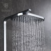OUBAO Thermostatic Rainfall Shower Faucet Set with Thermostatic Control