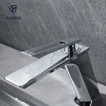 OUBAO China Faucets Brand Bathroom Basin Vessel Sink Mixers Taps Faucets Chrome Brass