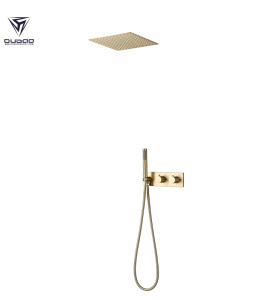 Shower Mixer Faucet Set OB-9072 | Brushed Gold