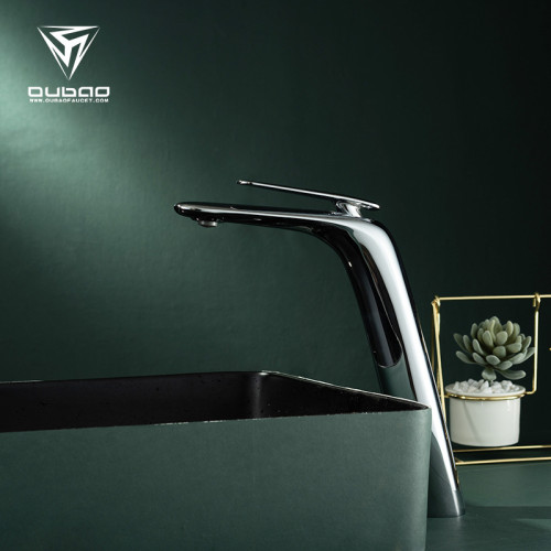 OUBAO Best Bathroom Faucets | Brass Chrome Basin Tap | Single Hole Faucet