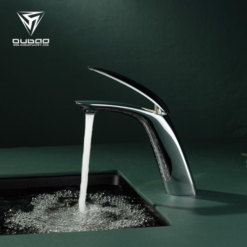 OUBAO Single Handle Copper Faucets | Wash Basin Sink Tap Faucet | Bathroom Vessel Sink Faucets