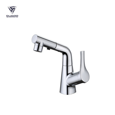 Pull Out Bathroom Faucet OB-6587 | Chrome