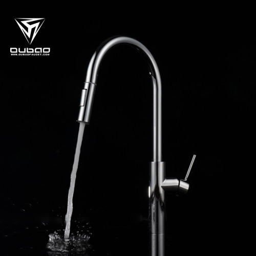 OUBAO New Tall Kitchen Sink Fuacet With Spray European kitchen faucets