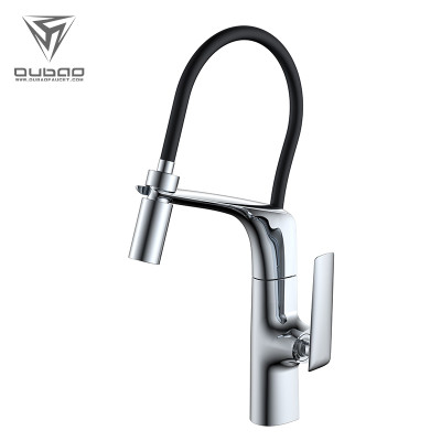 OUBAO Chrome Best Quality Single Lever Kitchen Taps