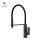 OUBAO Chrome Single Lever Kitchen Faucet With Pull Out Spray