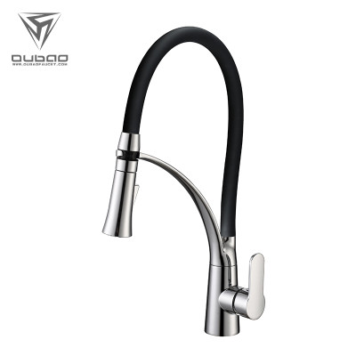 Hot sale design matte black pull out sprayer copper kitchen faucet