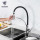 Hot sale design matte black pull out sprayer copper kitchen faucet