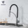 Hot sale design matte black pull out sprayer copper kitchen faucet