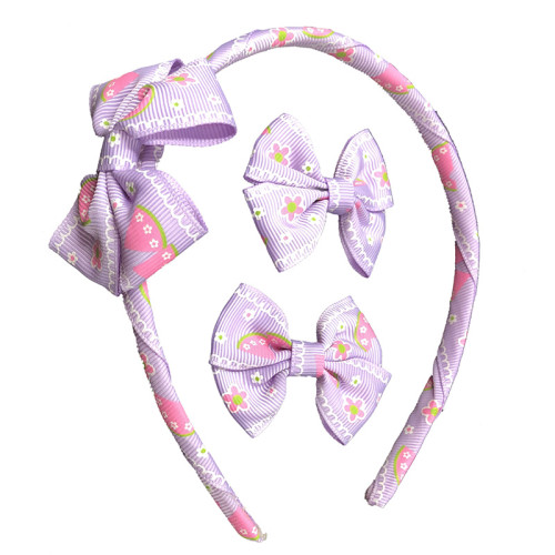 Plastic whith fabric headband