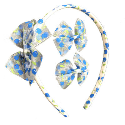 Plastic whith fabric headband