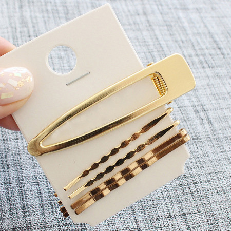 Gold Hair Bobby Pins