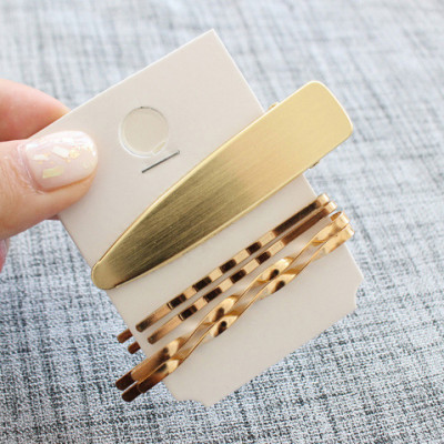 Gold Hair Bobby Pins