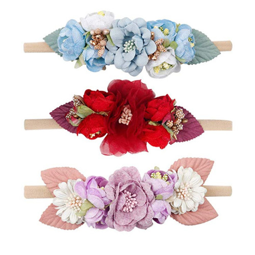 Baby Girls Flower Headwrap