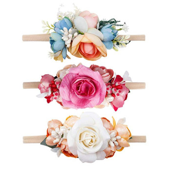 Baby Girls Flower Headwrap