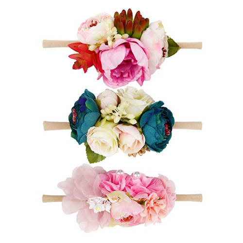 Baby Girls Flower Headwrap