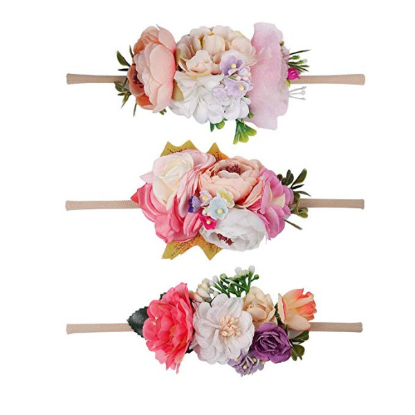 Baby Girls Flower Headwrap