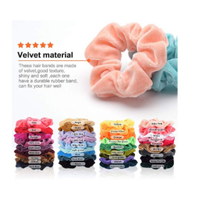 Elastic hair band scrunchies