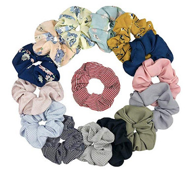 Elastic hair band scrunchies