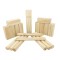 Outdoor viking kubb toys wooden skittles game for wholesale