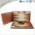 Classic 15"/17"/19"/21" Brown Wooden Backgammon Board Games Sets For Travel